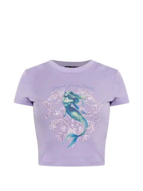 Versace Jeans Couture embellished graphic T-shirt