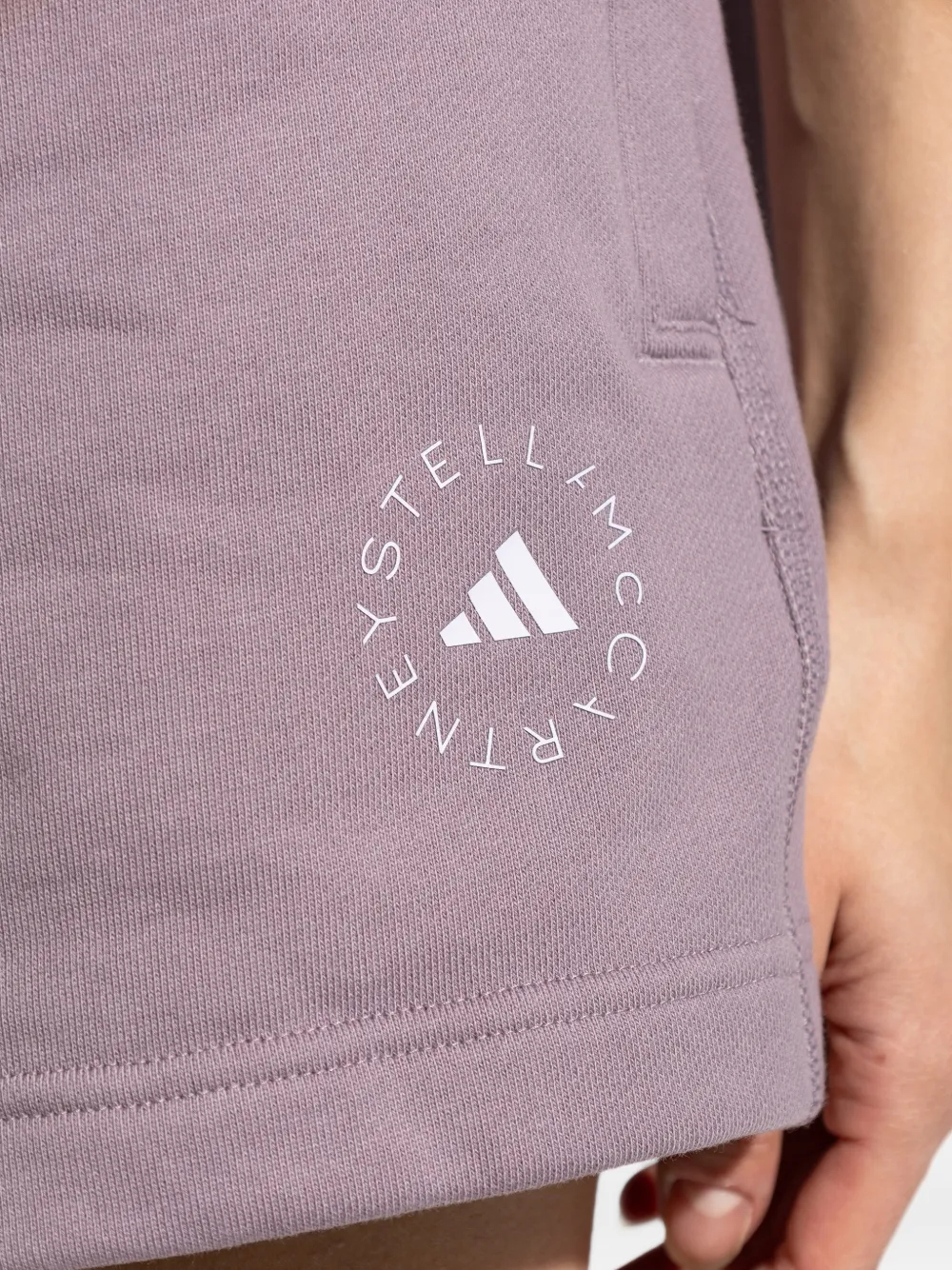adidas by Stella McCartney TrueCasuals badstof shorts Paars