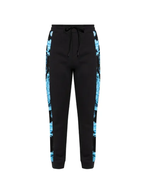 Versace Jeans Couture floral stripe trousers