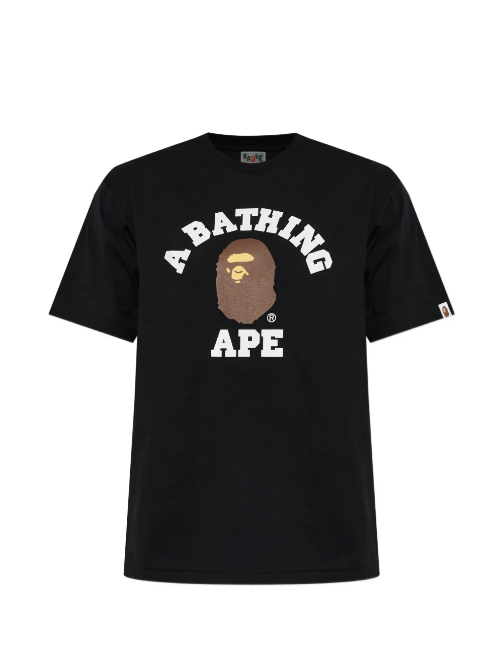 A BATHING APE® logo-print T-shirt - Nero