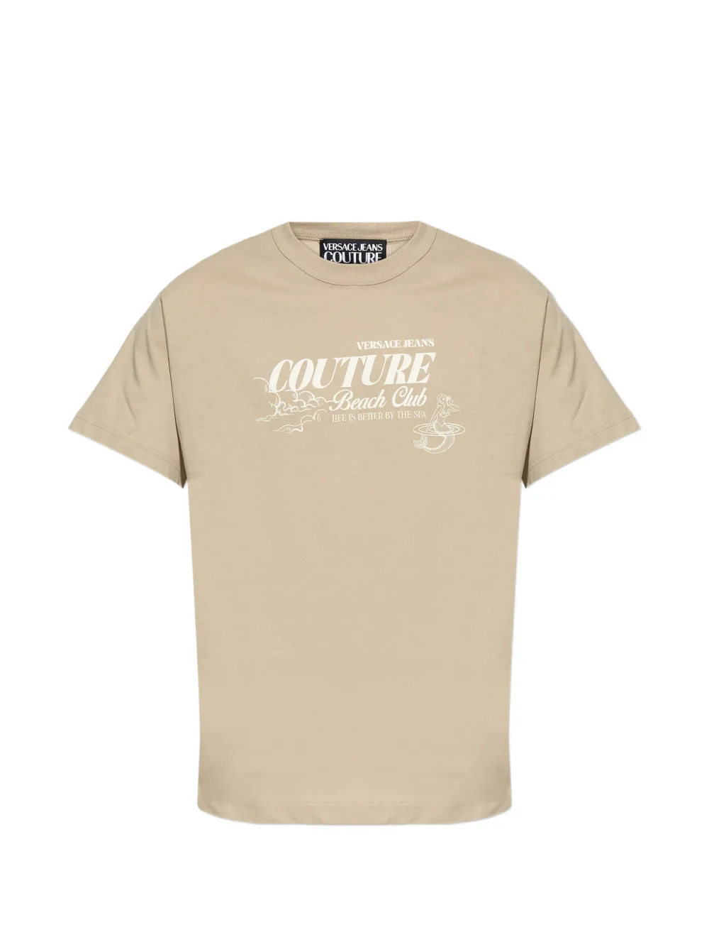 Versace Jeans Couture graphic T-shirt - Toni neutri