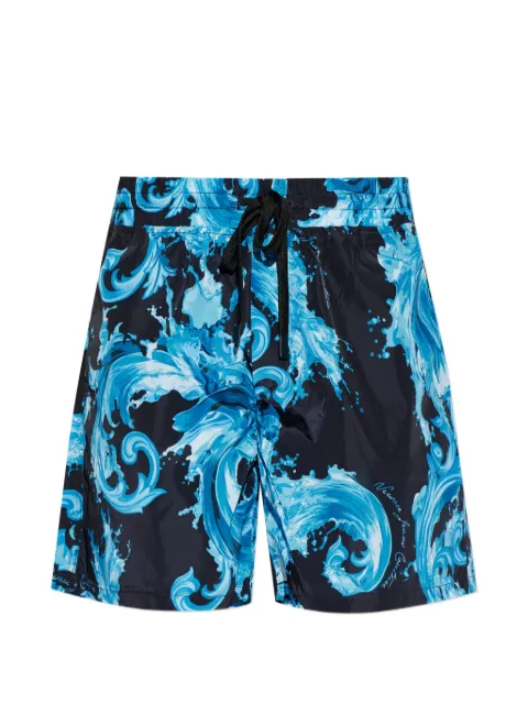 Versace Jeans Couture patterned drawstring shorts