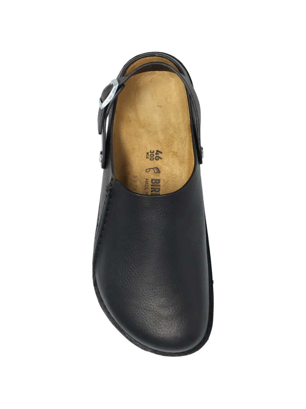 Birkenstock Lutry Premium muiltjes met gespbandje Zwart