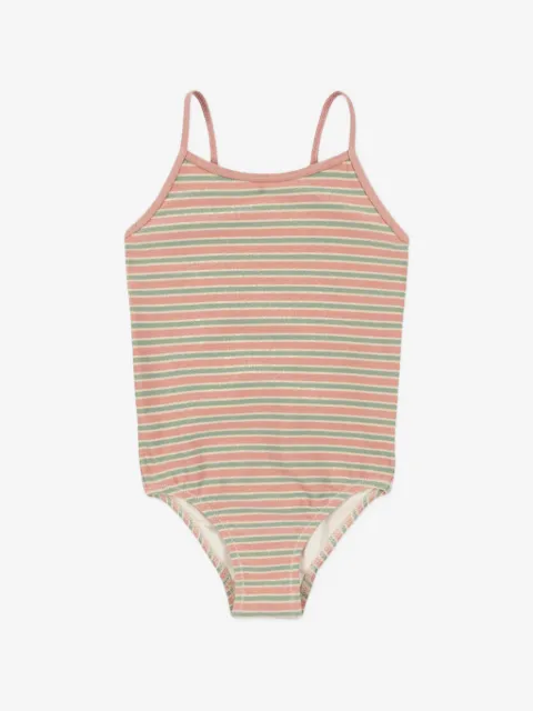 Konges Sløjd Bowwow striped swimsuit