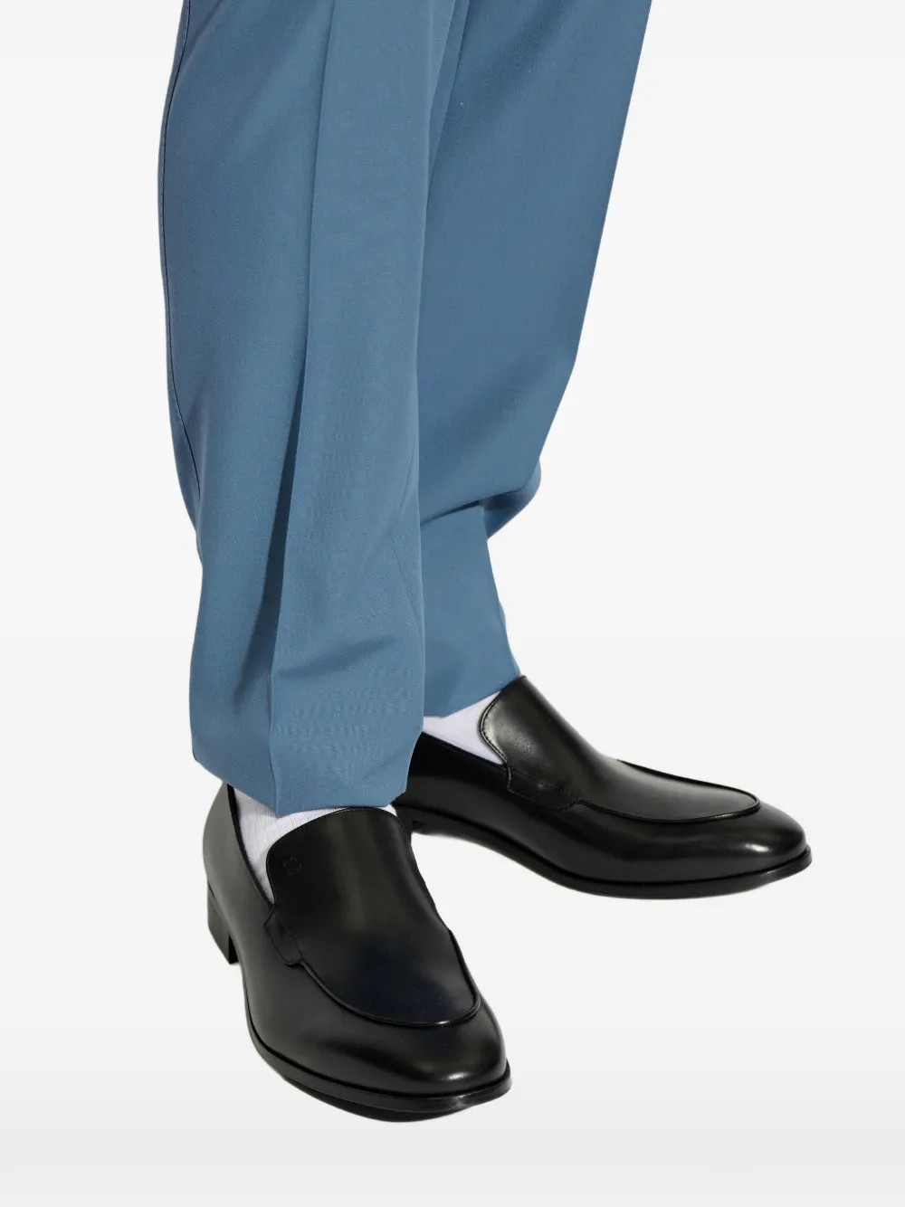 Fabi Leren loafers Zwart