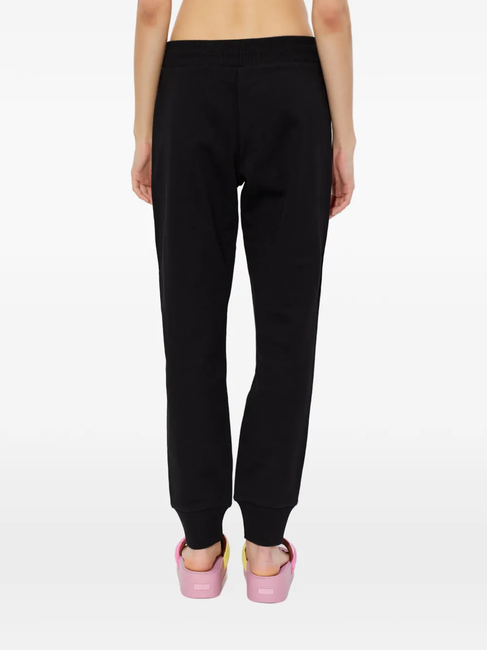 Versace Jeans Couture Trainingsbroek met geborduurd logo Zwart