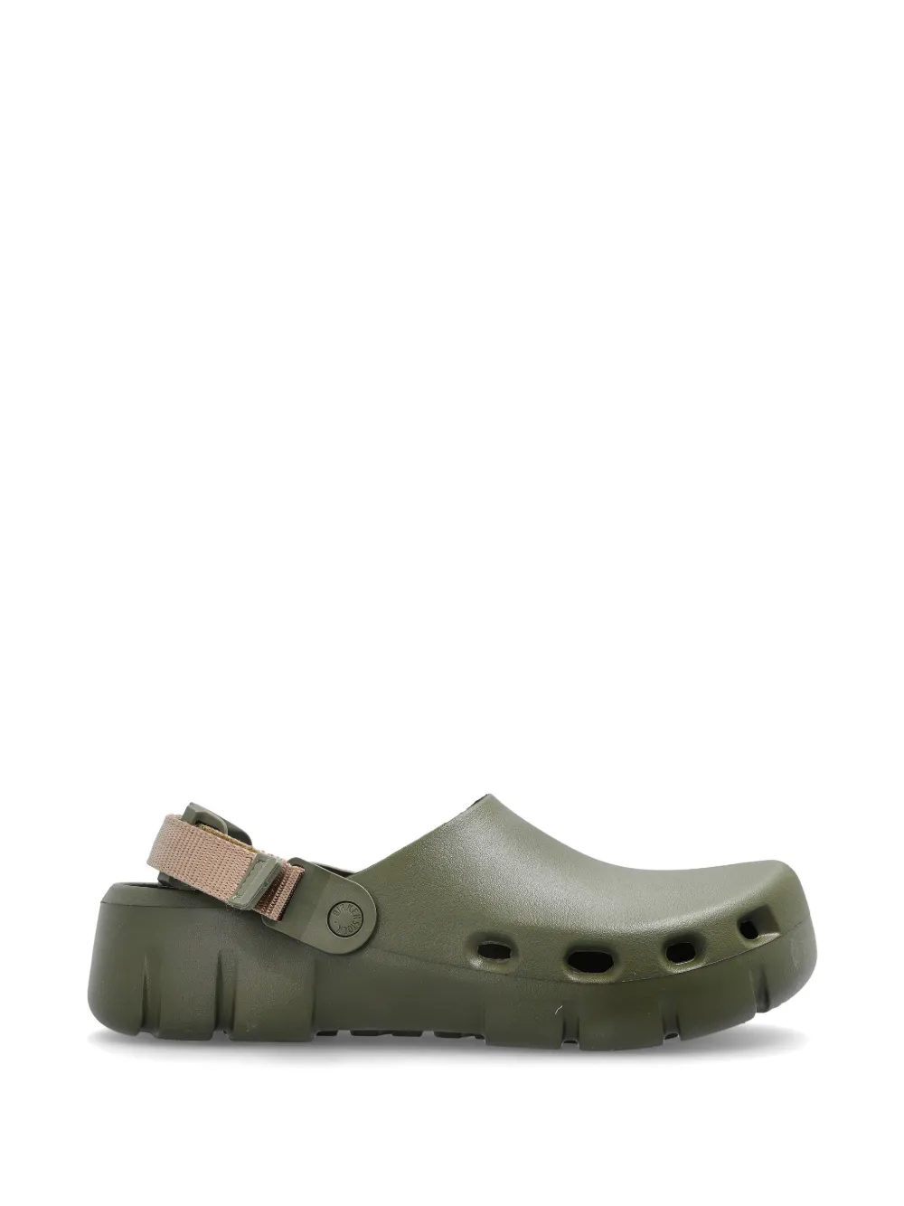 Birkenstock Birki Flow TEX strap clogs - Verde