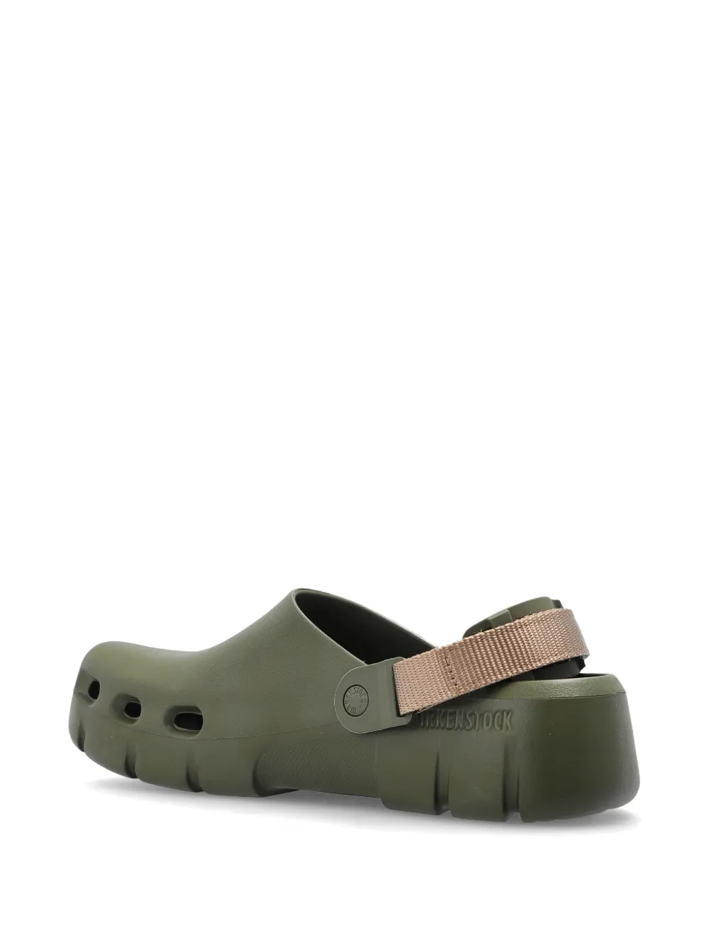 Birkenstock Birki Flow TEX strap clogs Groen
