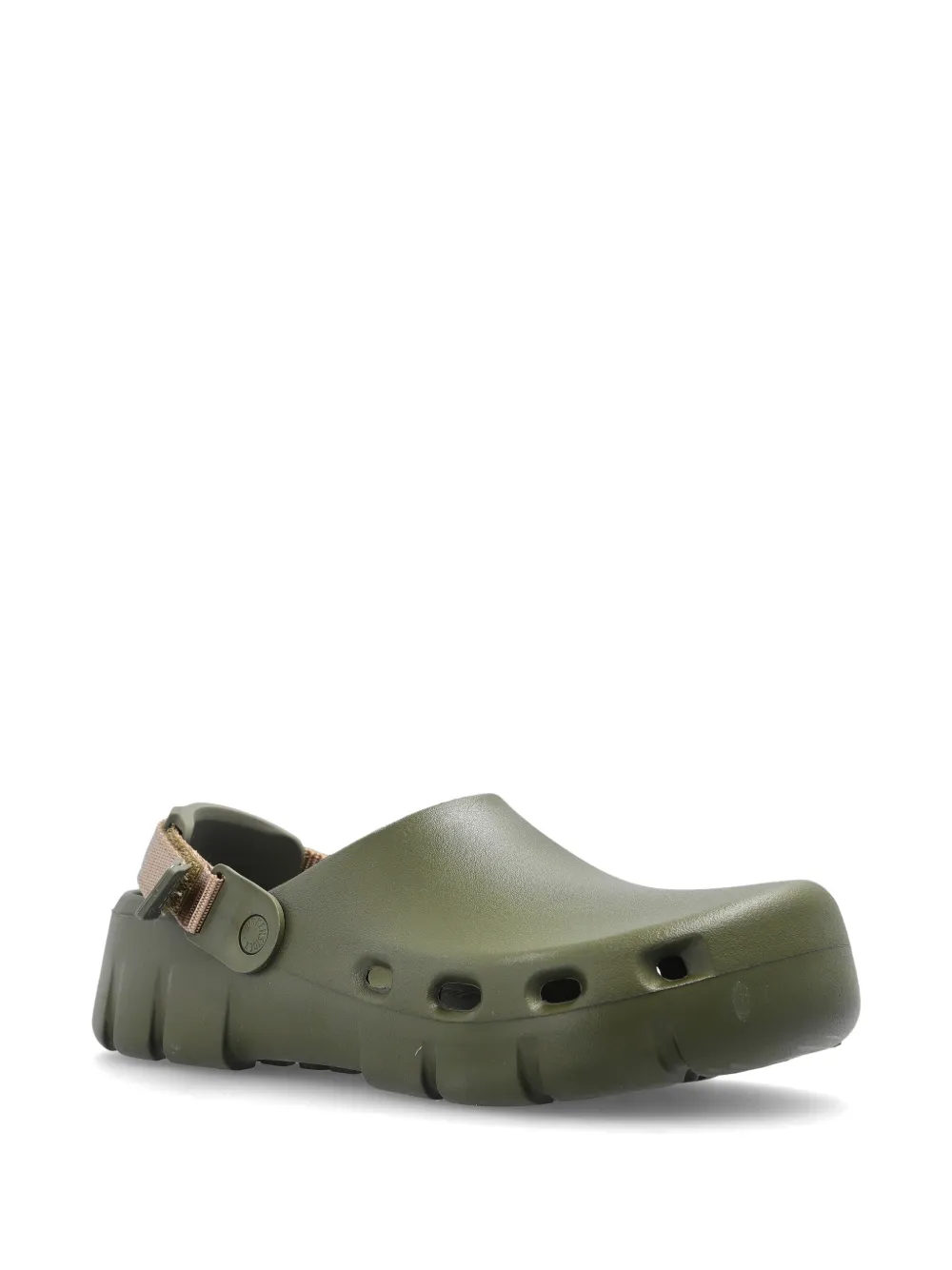 Birkenstock Birki Flow TEX strap clogs Groen