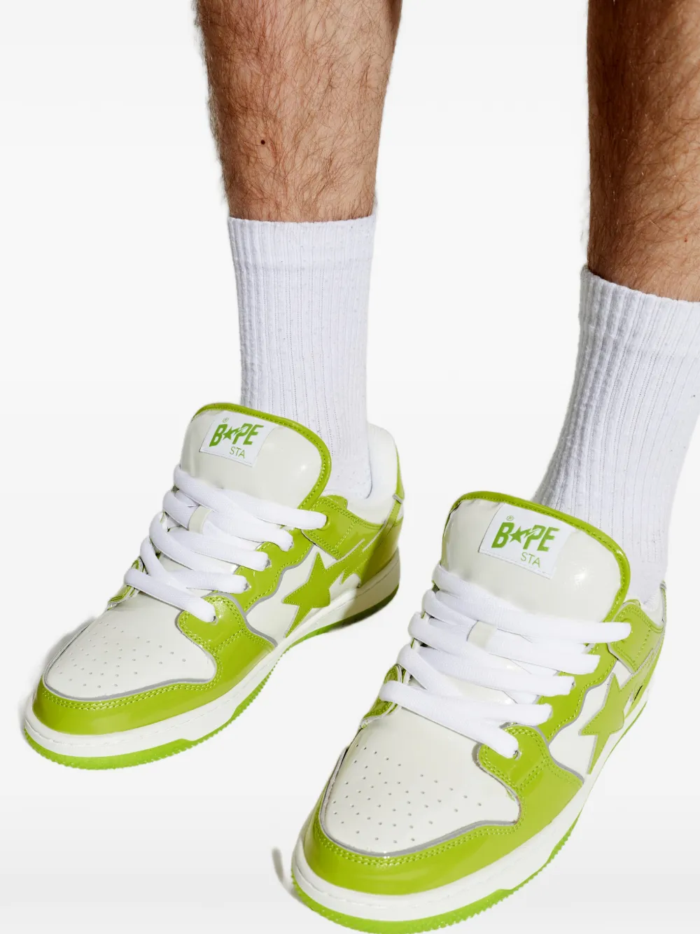 A BATHING APE SK8 STA Bold sneakers Wit