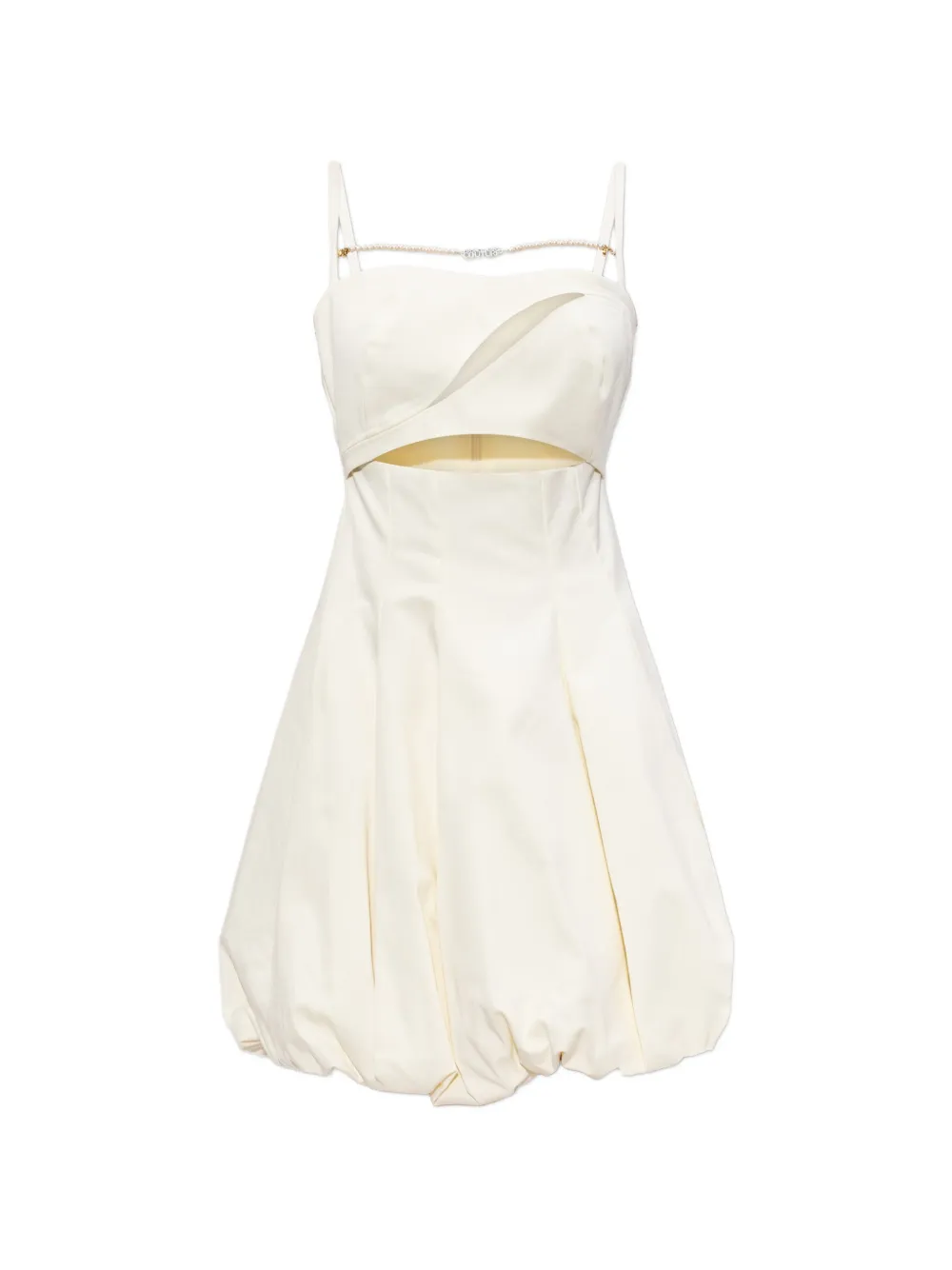 Versace Jeans Couture Bra Pearl mini dress - Bianco