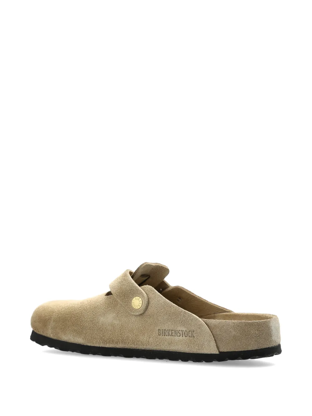 Birkenstock Boston loafers met gesp Beige