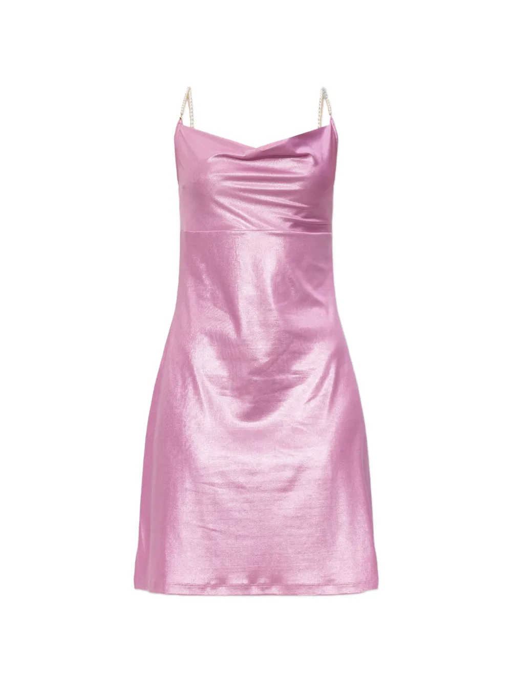 Versace Jeans Couture pearl chain slip dress - Rosa