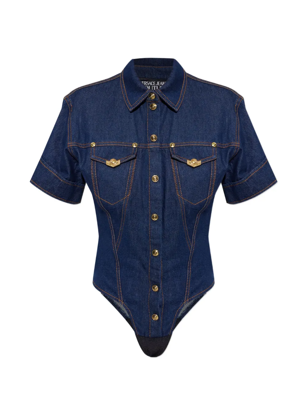 Versace Jeans Couture denim body - Blu