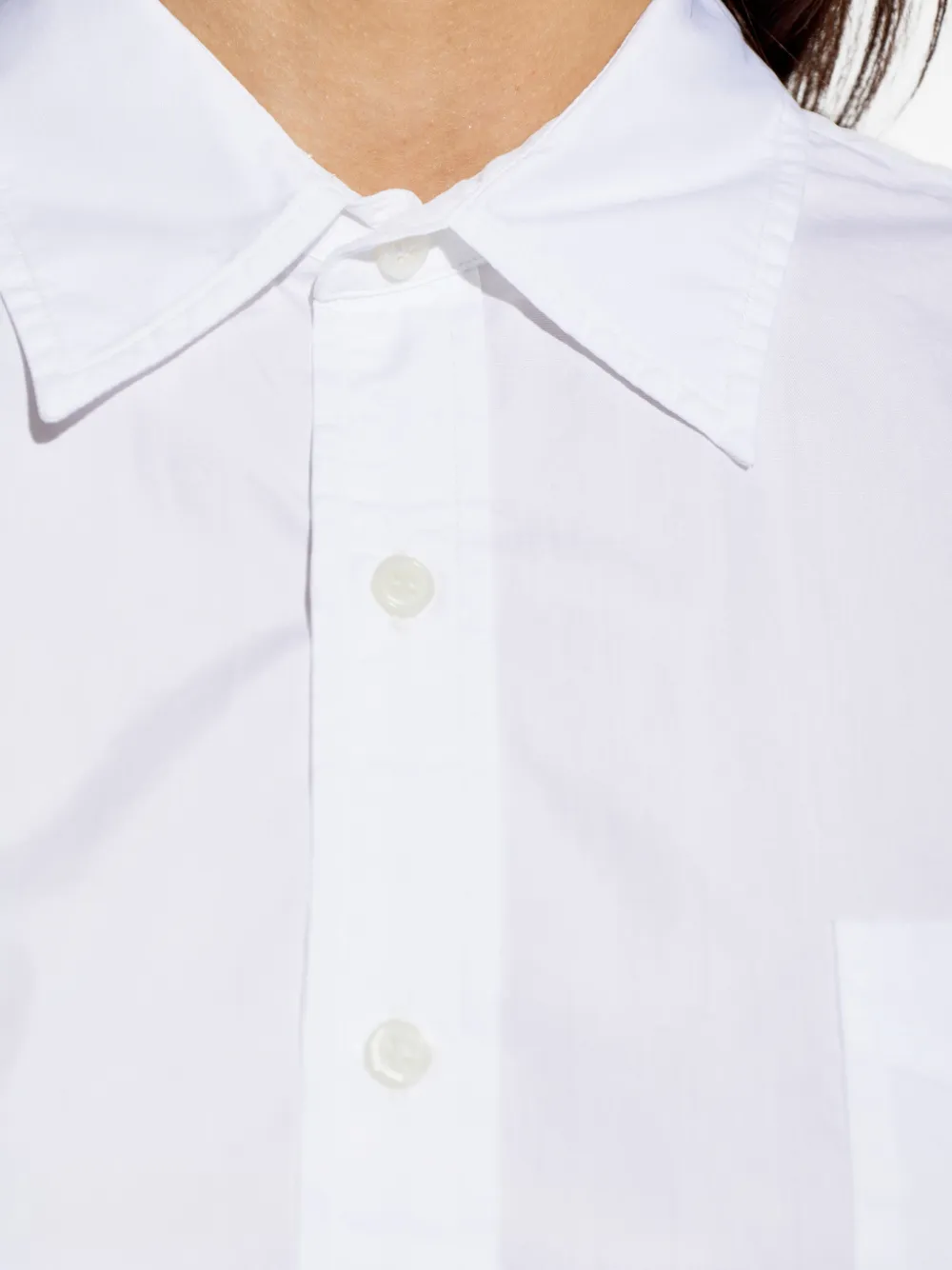 R13 Cropped shirt Wit
