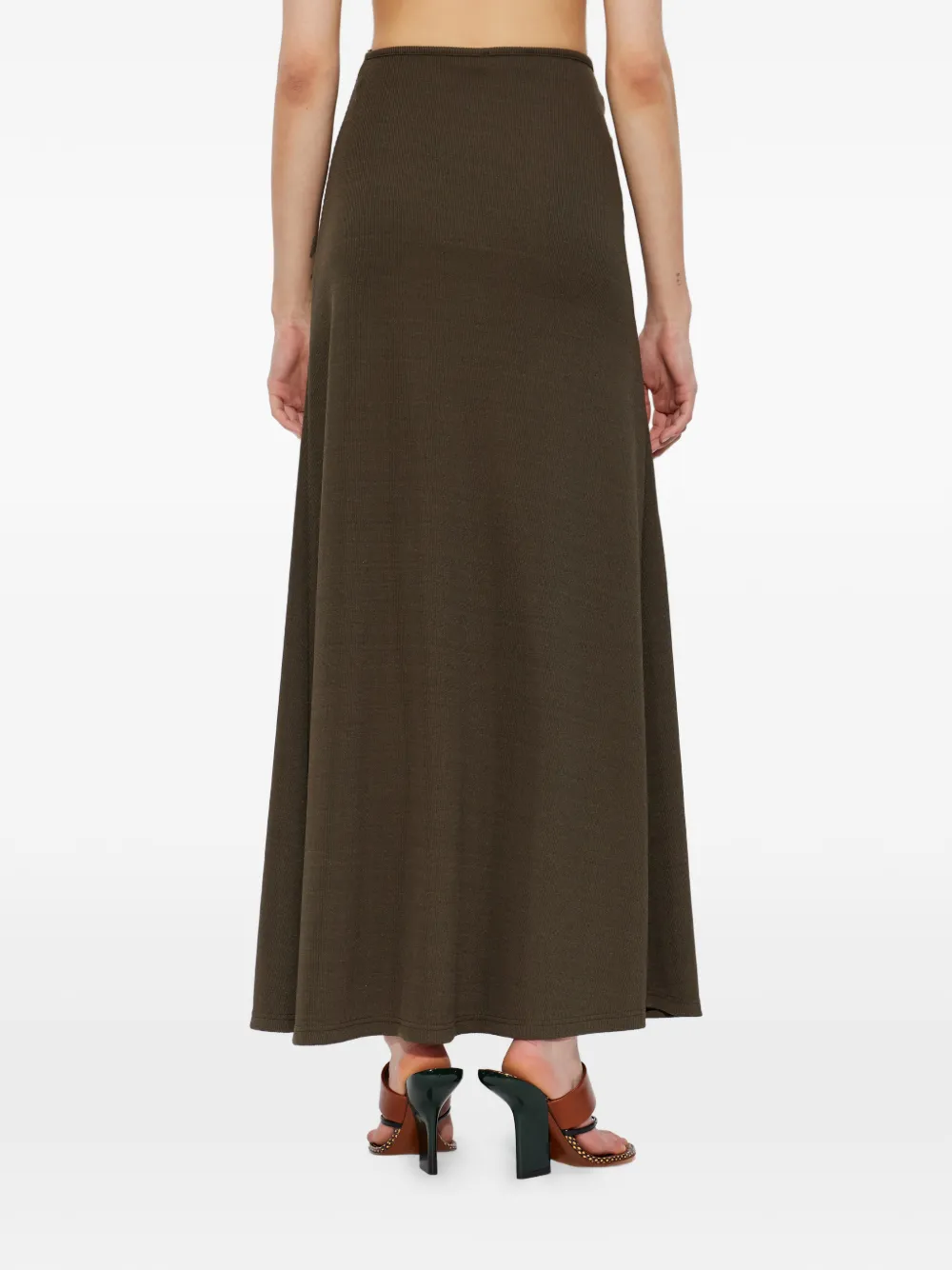 Christopher Esber Occhio Crystal Cascade maxi-rok Groen