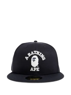 A BATHING APE® カモフラージュ キャップ | ホワイト | FARFETCH JP