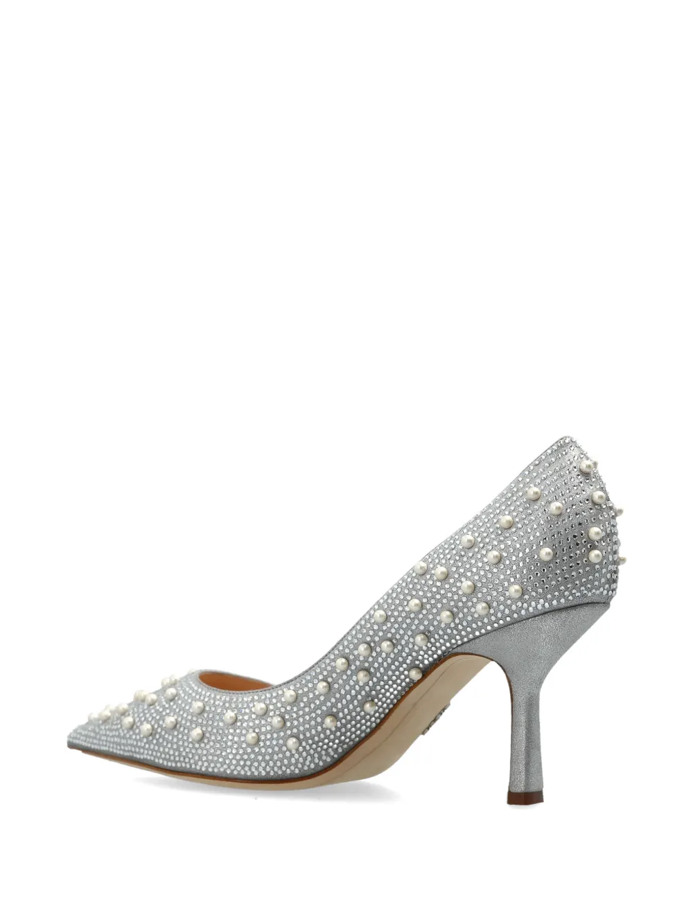 Rodo Pearl Court pumps met studs Zilver