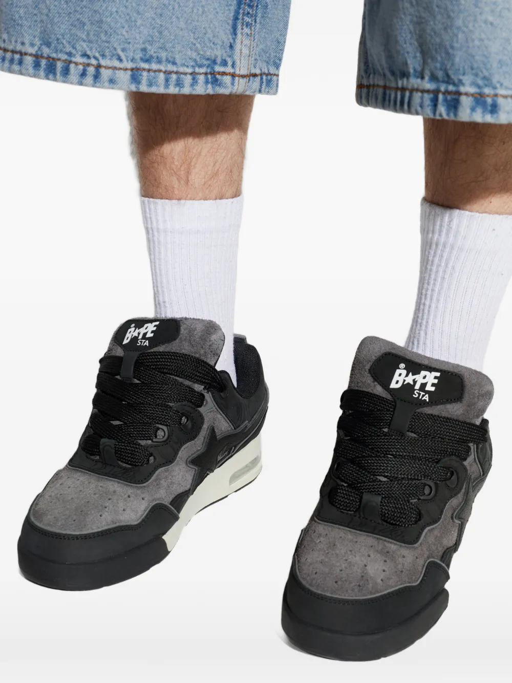 A BATHING APE Flip Sta #1 sneakers Zwart