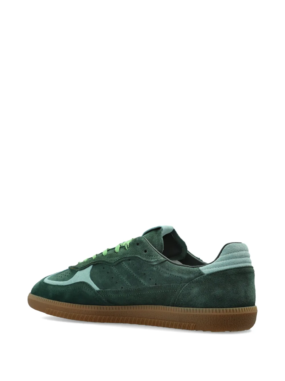 ALOHAS TB.490 suède sneakers met geperforeerde details Groen
