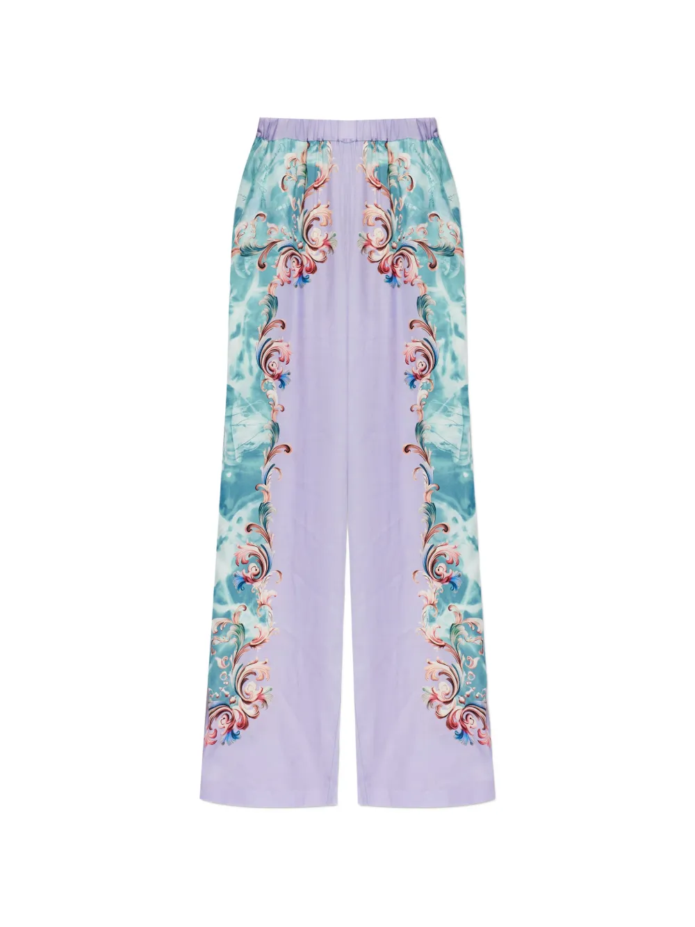 Versace Jeans Couture floral trousers - Viola