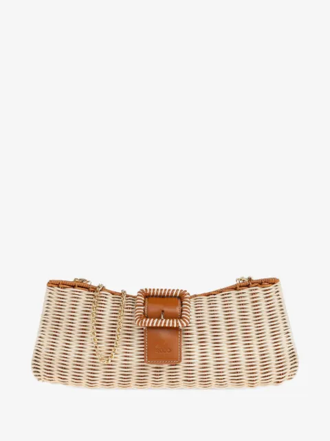 Rodo buckled clutch bag