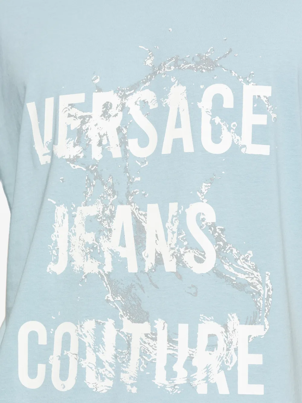 Versace Jeans Couture T-shirt met print Blauw