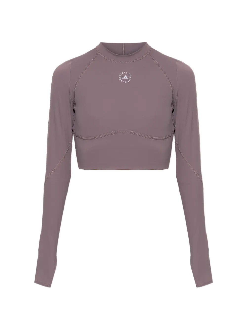 adidas by Stella McCartney long-sleeved training top - Violett