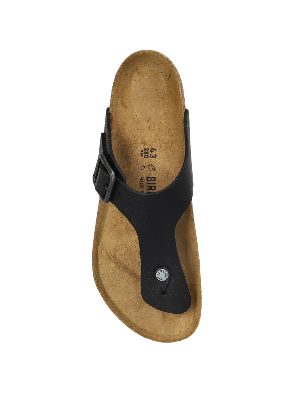 Birkenstock Ramses Wire buckle leather sandals Zwart