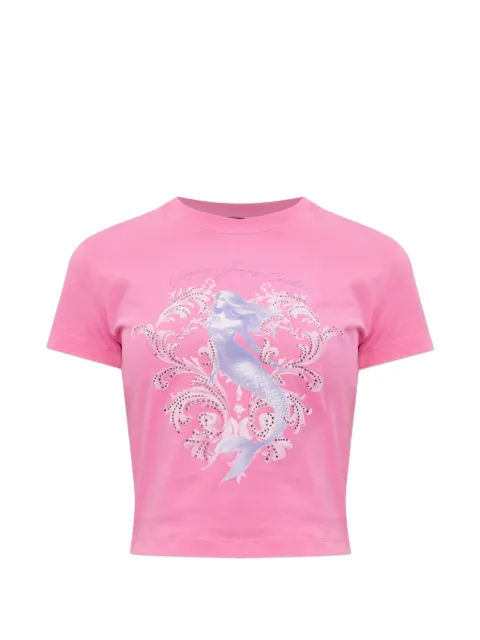 Versace Jeans Couture mermaid-graphic cotton T-shirt