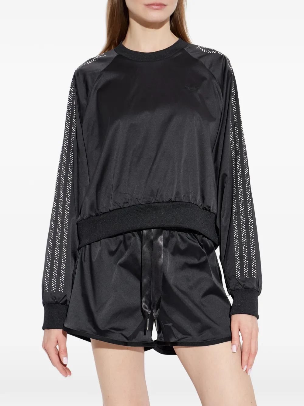 adidas Sweater met ronde hals Zwart