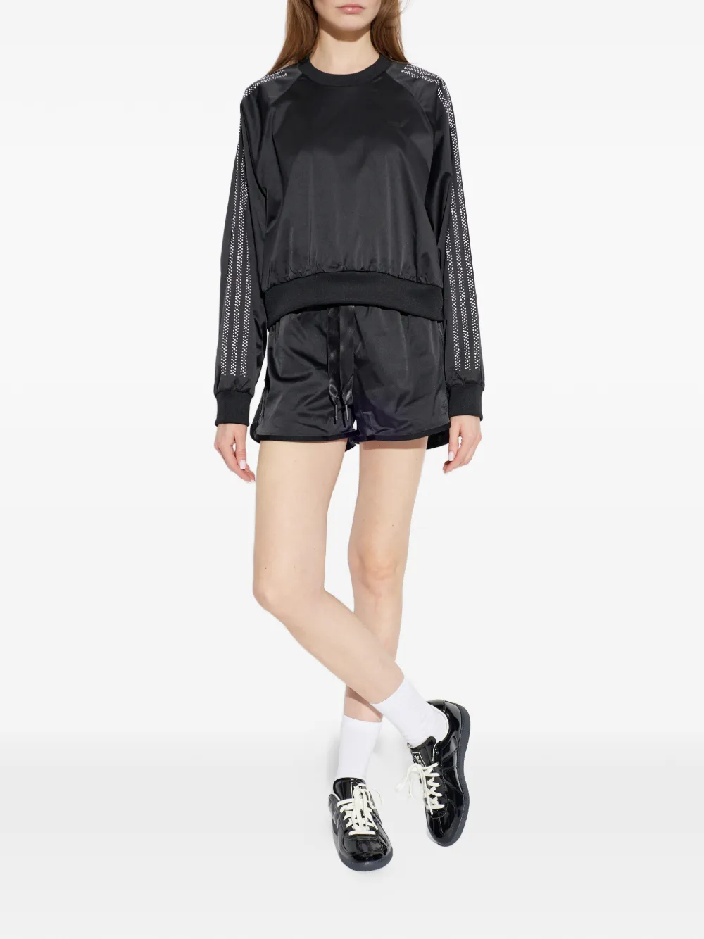 adidas Sweater met ronde hals Zwart