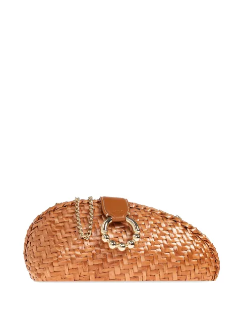 Rodo raffia clutch bag