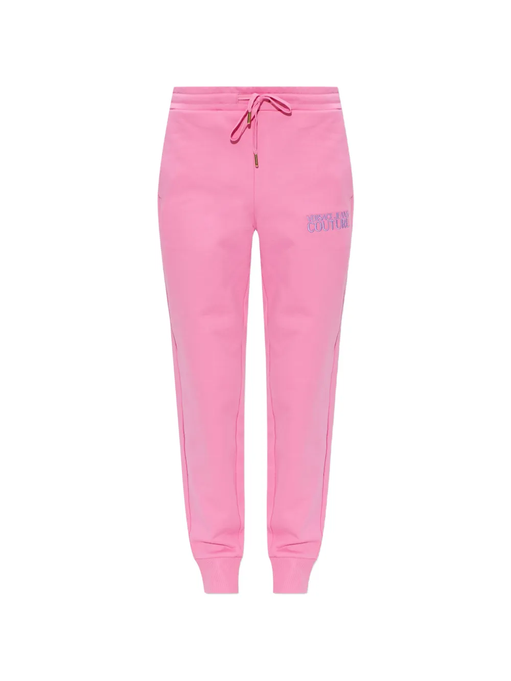 Versace Jeans Couture logo-embroidered track pants - Rosa
