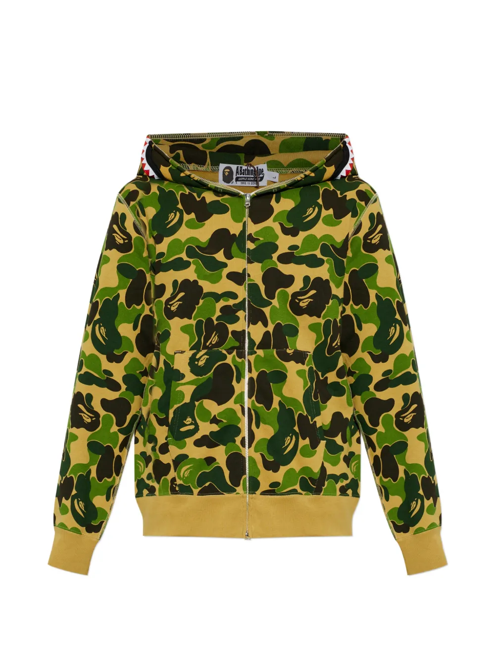 A BATHING APE® camouflage hoodie - Toni neutri