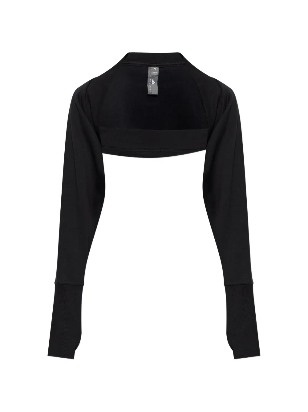 adidas by Stella McCartney long-sleeves sweatshirt shrug - Nero