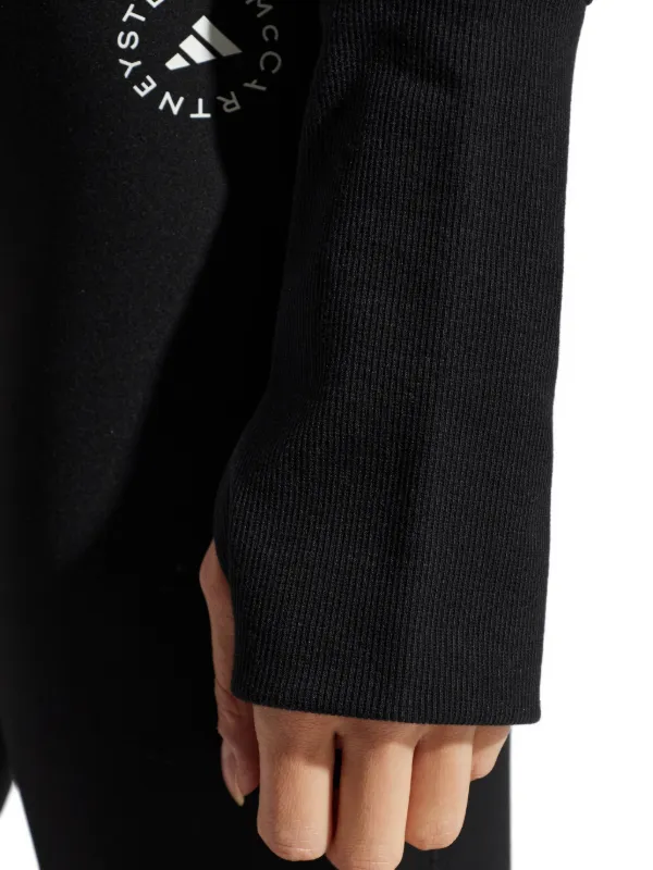 Adidas By Stella McCartney long-sleeves Sweatshirt Shrug | Black