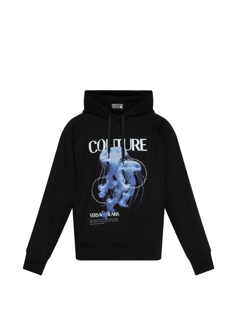 Versace Jeans Couture graphic-print hoodie - Nero