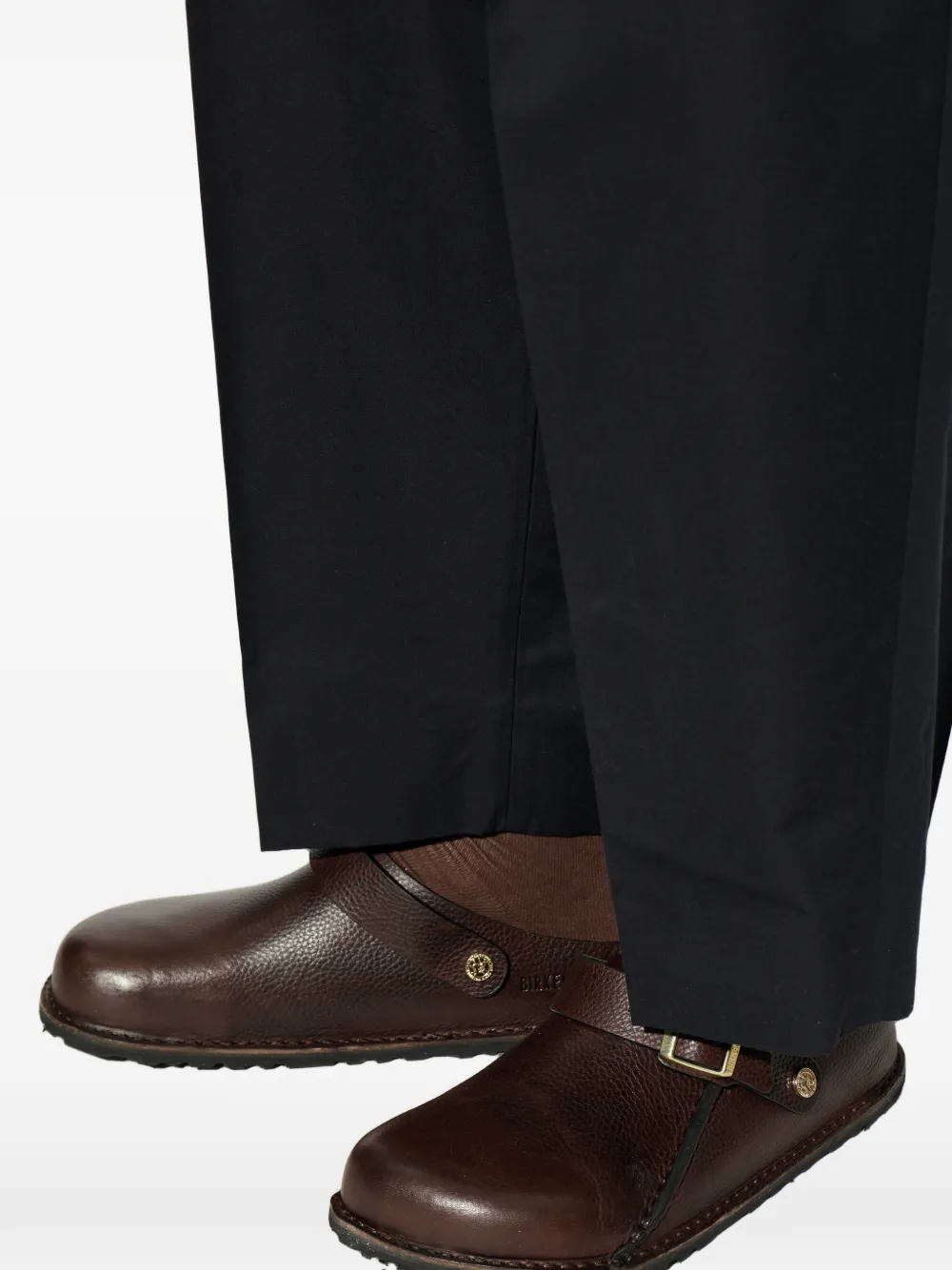 Birkenstock Muiltjes met gespbandje Bruin