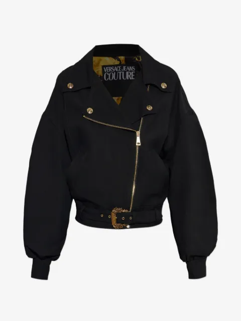 Versace Jeans Couture veste boutonnée à taille ceinturée