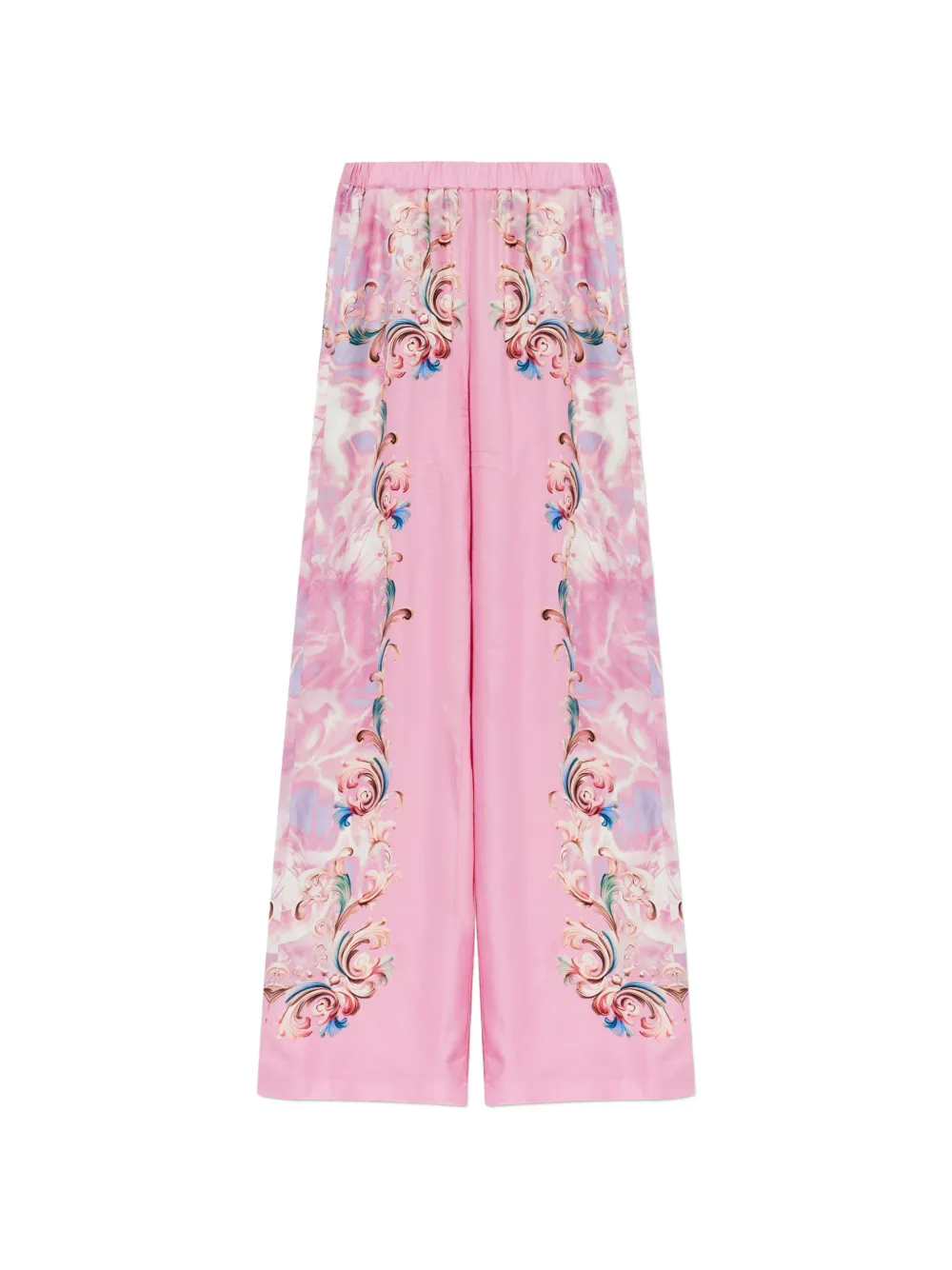 Versace Jeans Couture floral print trousers - Rosa