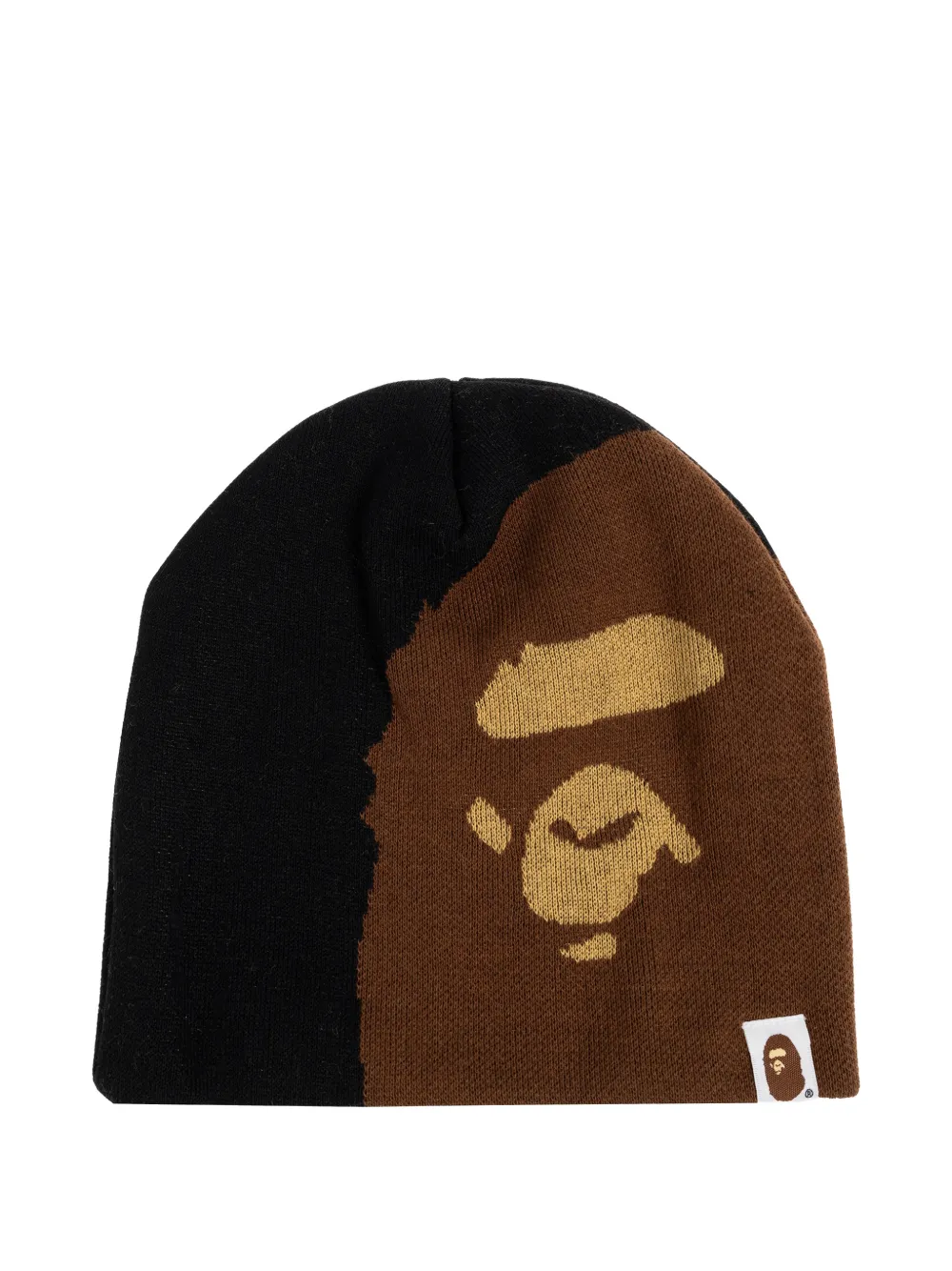 A BATHING APE® Ape Head-detail beanie hat - Nero