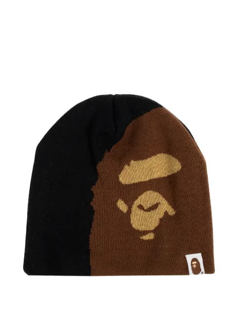 A BATHING APE® Ape Head-detail beanie hat