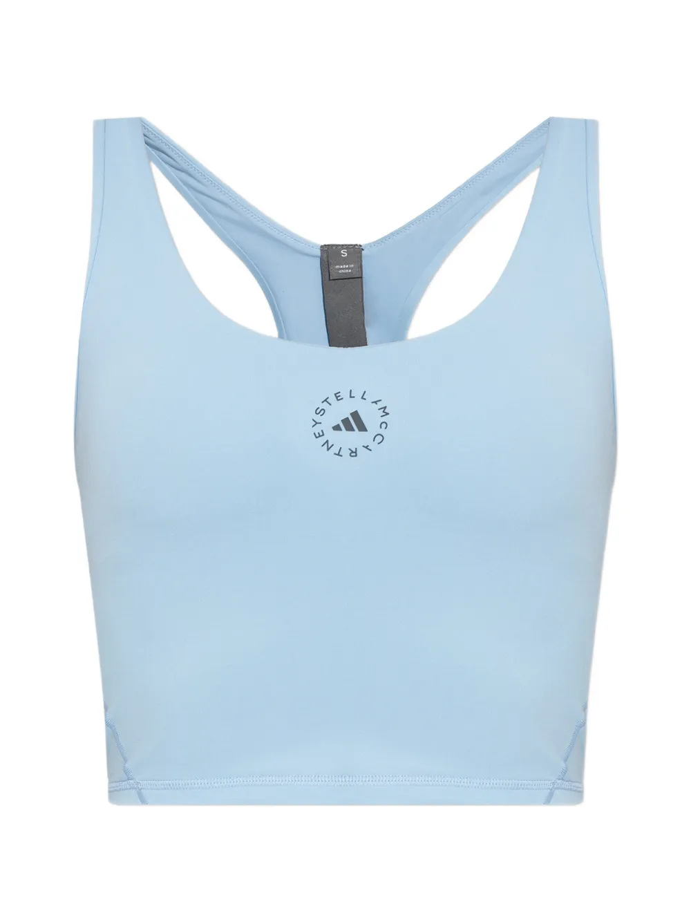 adidas by Stella McCartney logo racerback tank top - Blu