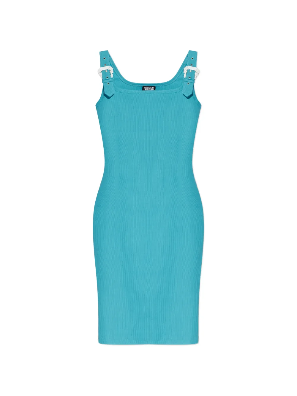 Versace Jeans Couture buckle strap dress - Blu