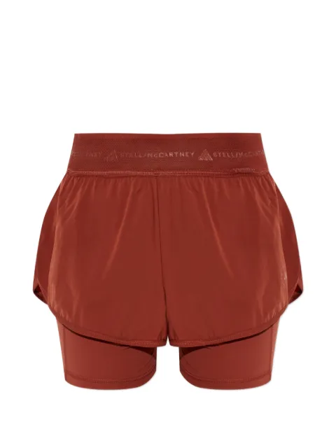 adidas by Stella McCartney logo-waistband training shorts