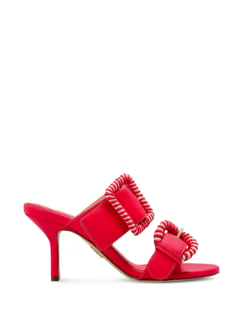 Rodo buckle-strap leather mules