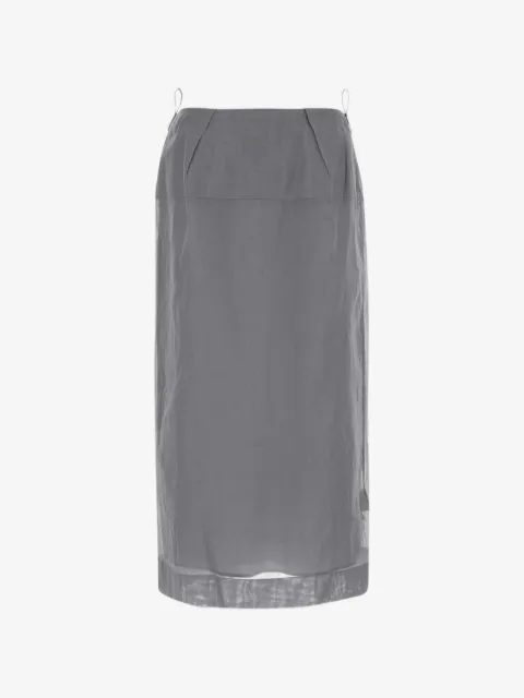 Carven cotton midi skirt