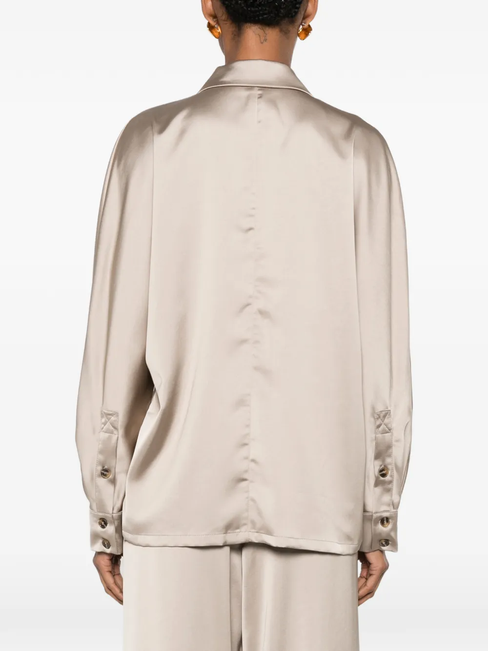 Imperial Double-breasted Jacket In Neutral