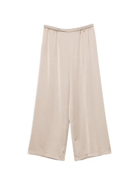 IMPERIAL satin-finish wide-leg trousers